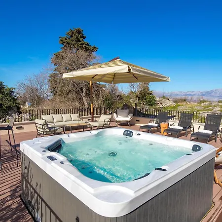 Luxury With Jacuzzi On Brac Villa Škrip